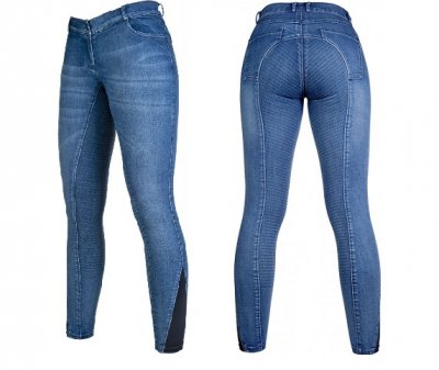 Ridbyxa Jeans Siliconskodd *