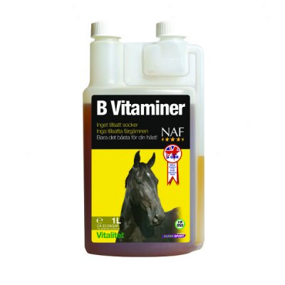 B vitamin NAF för hästens päls och hårfällning
